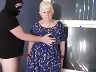 Sultry grandmother gets down and dirty.